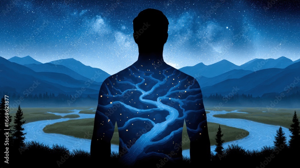 Inner strength and growth from within the mind. Fulfillment and abundance. Fertile inner life.